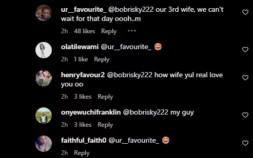 'Our third wife' - Reactions trail Bobrisky's birthday message to Yul Edochie