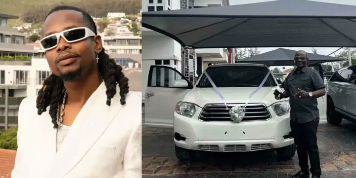 Yhemolee surprises father with car gift (Video)