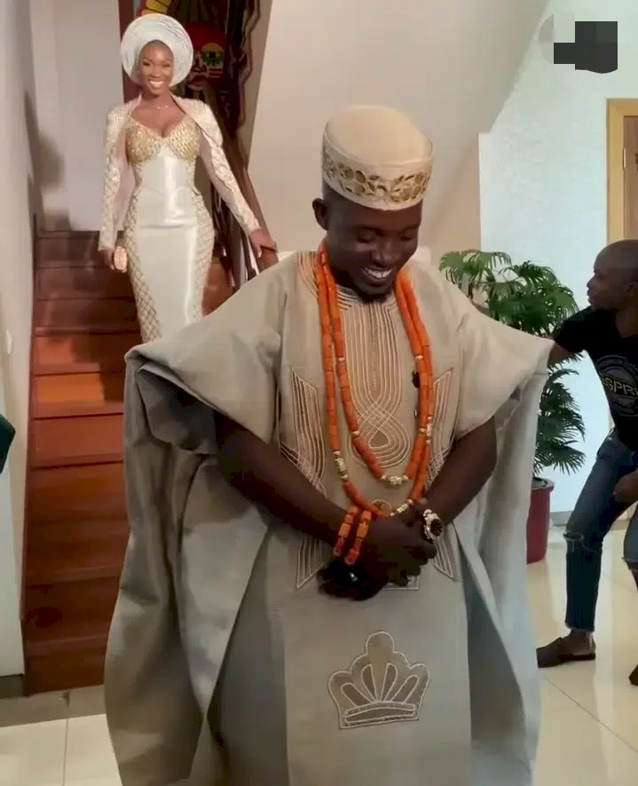 MI Abaga and fiancée, Eniola hold traditional wedding (Photos/Video)