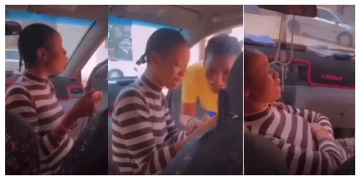 Wahala be like bicycle!!!  Lady breaks down in tears as admirer gets married while she plays hard to get (Video)