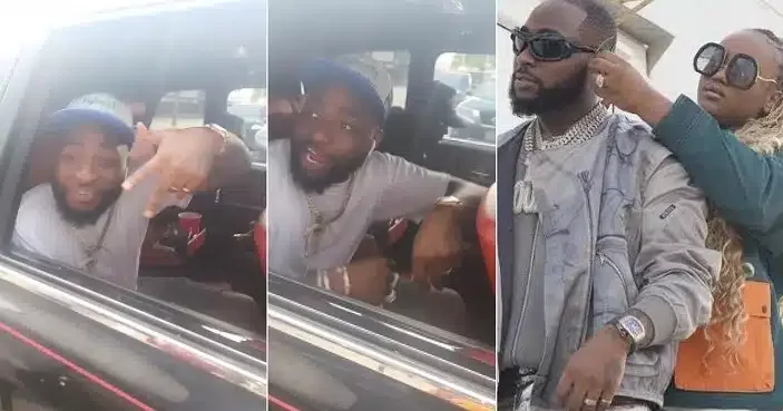 Reactions trail Davido's response after a lady called him "Chioma's only husband' (Video)