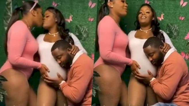 Confusion as family roll out pregnancy photo shoot (Video)