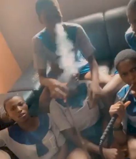 'Don't they have parents?' - Rita Edochie reacts to viral video of students smoking shisha