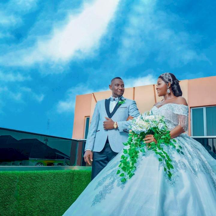 '8 years ago, I married my best friend' - Chacha Eke celebrates wedding anniversary with four babies