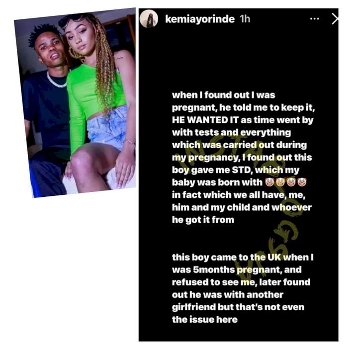 'Lyta Infected me and our baby with an STD' - Lyta's baby mama reveals