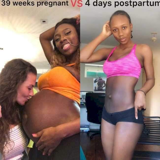 'Are you still doubting?' Korra Obidi says as she finally shares secret of how she was able to get back her flat tummy, barely four days after giving birth to daughter, Athena