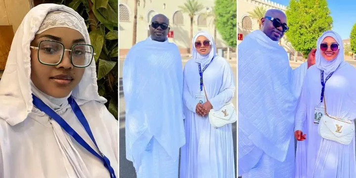Fans gush over striking resemblance of Mercy Aigbe and husband, Kazim Adeoti