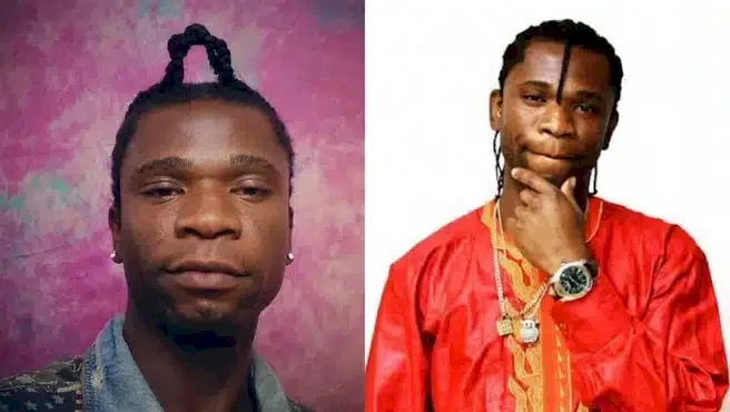 "I'm never chasing, I attract" - Speed Darlington brags, shows off chat of lady begging to have his child (Audio)
