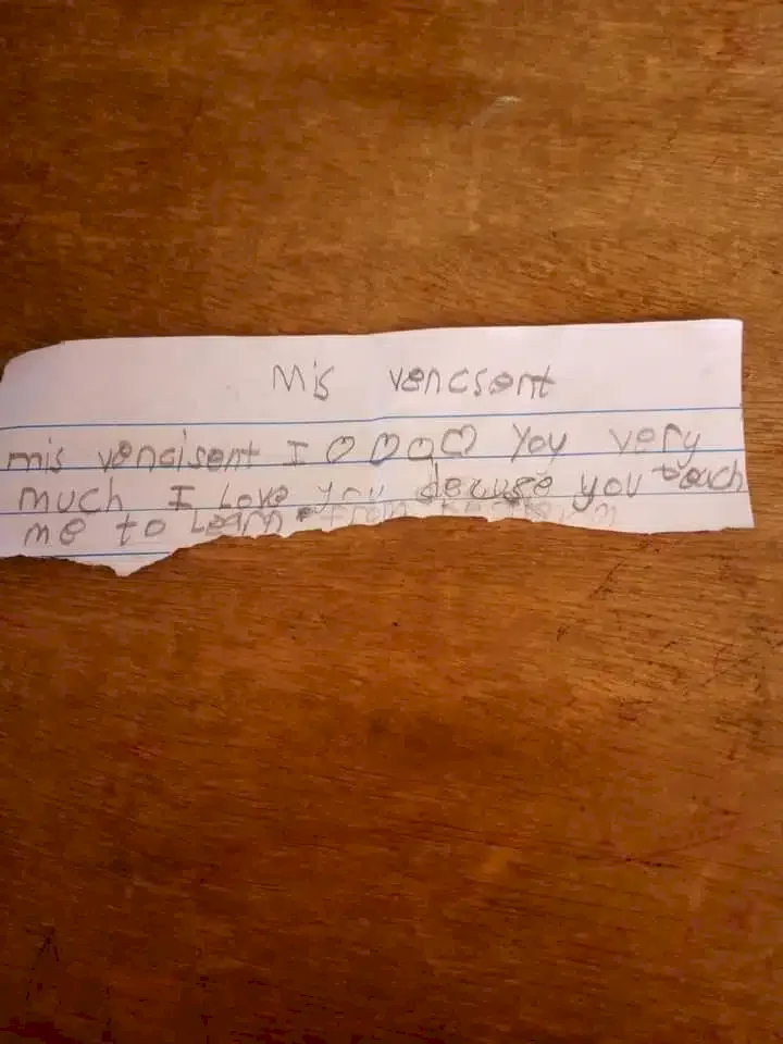 'My kids made me smile' - Teacher blushes as she shares letters she received from her pupils