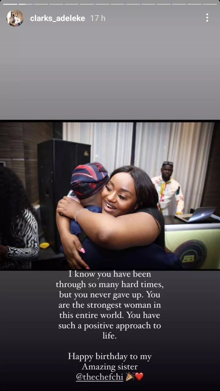 'You are the strongest woman in this entire world' Davido's cousin Clarks Adeleke hails Chioma on her birthday