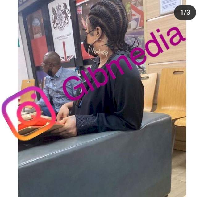 Bobrisky spotted at embassy, submitting student visa application, weeks after dragging James Brown (Photos)