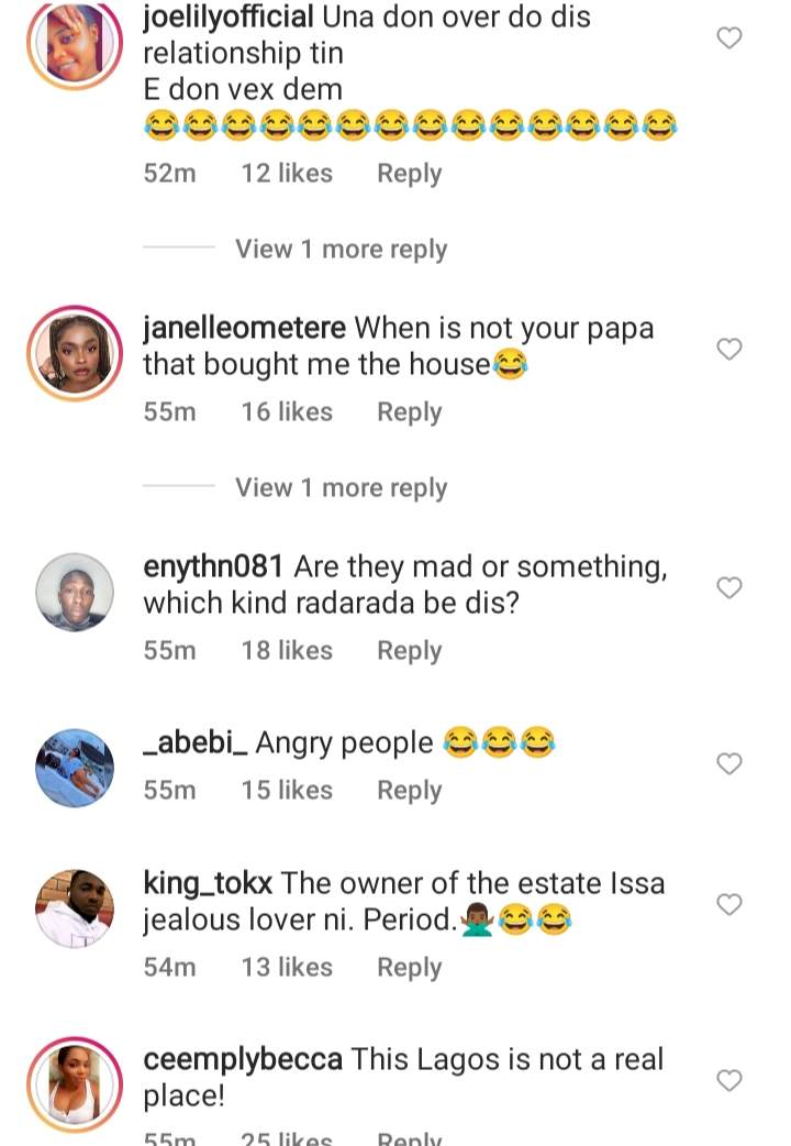 'They are not preachers of love' - Reactions as OAP TaymiB fumes over 'NO-PDA' notice erected at an estate