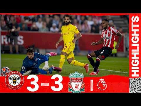 Brentford 3 - 3 Liverpool (Sep-25-2021) Premier League Highlights