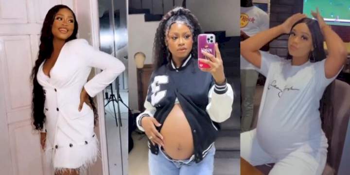 When others had pregnancy humble them, lady wows netizens as she shares how she humbled pregnancy (WATCH)