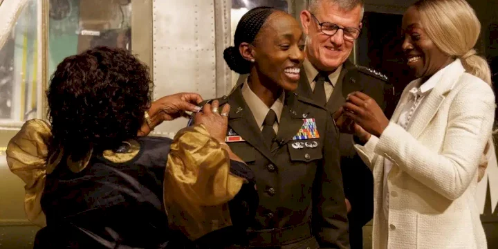 Nigerian woman decorated as General in United States Army