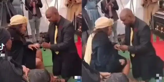 Throwback moment pastor proposes to church member at late husband's funeral