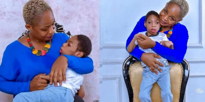 "Strangers advise me to kill my son" - Singer Jodie pens open letter to Nigerians as she laments son's medical disorder
