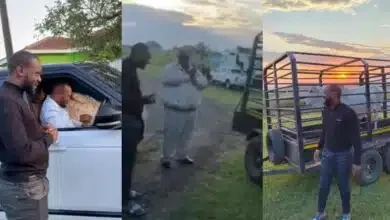 Young man buys cow as birthday gift for his father (Video)