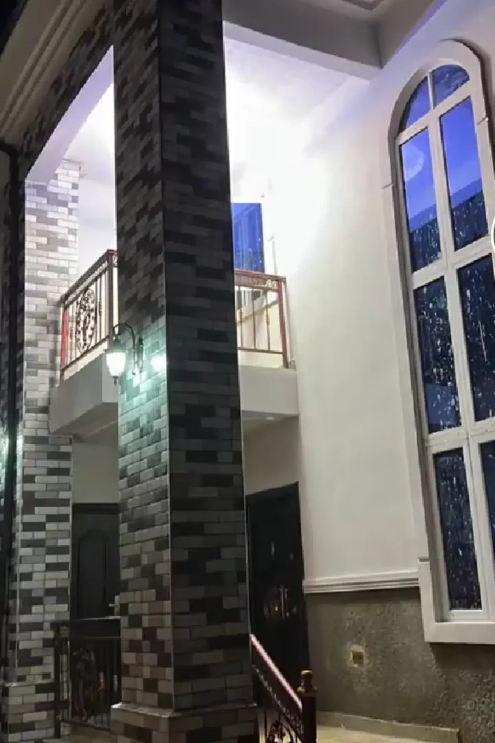 'Obi Cubana's house no fine pass this one' - Netizens in awe as young Nigeria man shares self-built stunning mansion with the interior (Video)