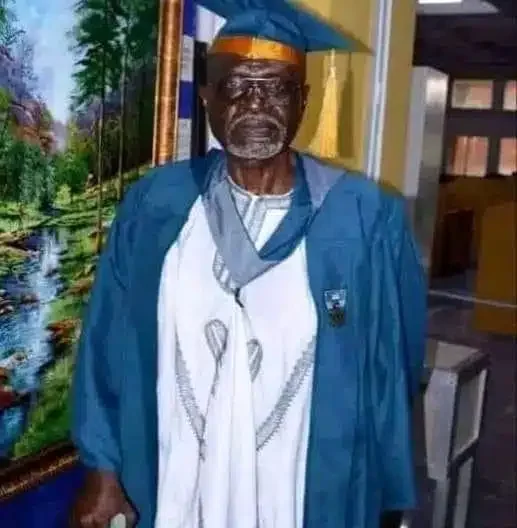 70-year-old ex-Nigeria's coach graduates with first class at UNIJOS