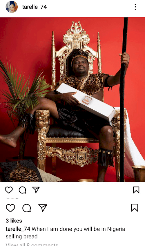 'When I'm done, you will be in Nigeria selling bread' - Comedian, Mr Patrick's wife calls him out over alleged cheating scandal