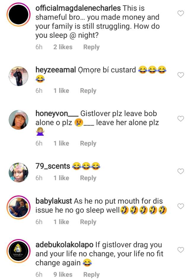 'Everybody dey vex for Bob' - Nigerians react to video of Bobrisky visiting brother in manly attire (Video)