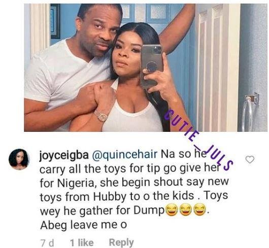 Blogger calls out Laura Ikeji and husband for diverting toys meant for less privileged to their kids