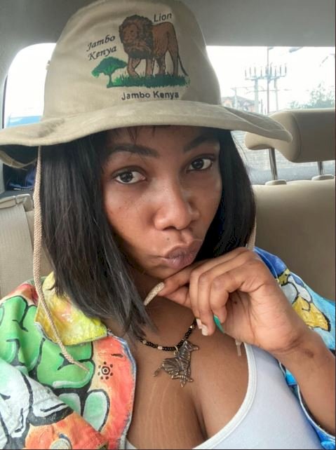 “Can we see your Mummy’s breast?” – Tacha fires at troll who mocked her over stretch marks