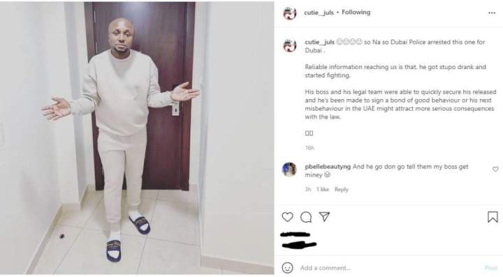 Davido's aide, Isreal DMW allegedly arrested in Dubai