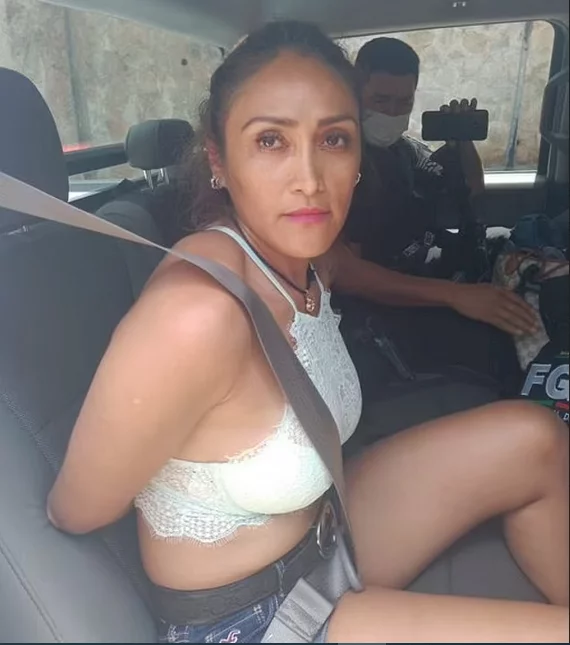 Woman who 'murdered her millionaire husband, step children after she was caught sleeping with stepson and co-worker' is captured in Mexico after three years on the run