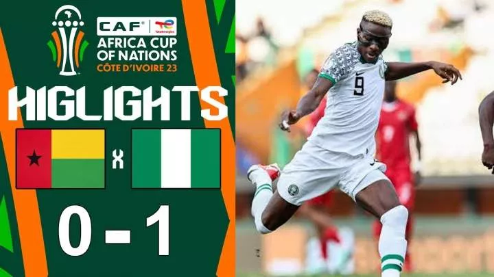 Guinea-Bissau 0 - 1 Nigeria (Jan-22-2024) Africa Cup of Nations 2023 Highlights