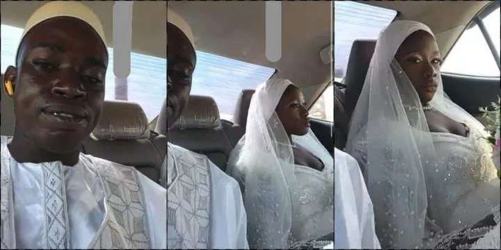 "She is not happy" - Outrage trails sad demeanor of bride on wedding day