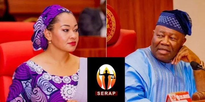 SERAP sues Senate President Akpabio over Natasha Akpoti's suspension