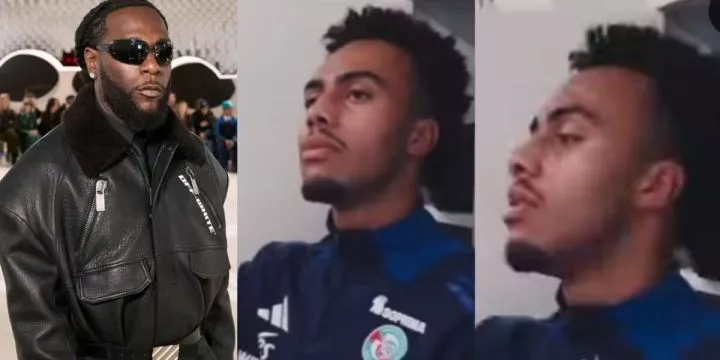 Moment French footballers sing Burna Boy's 'Lambo' freestyle