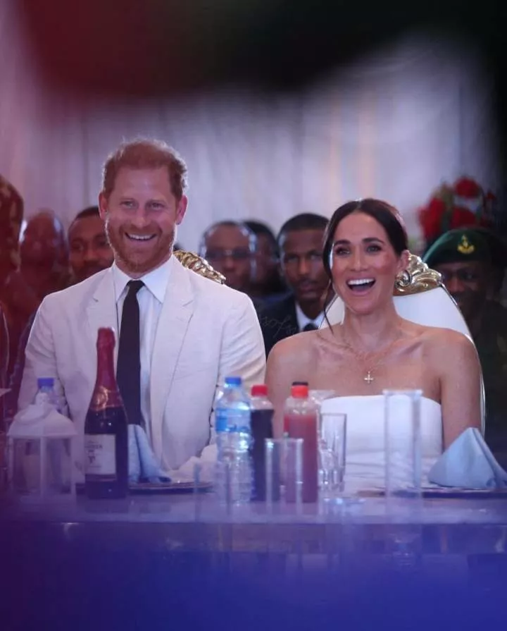 Prince Harry and Meghan Markle attend a reception hosted by the Chief of Defense Staff (photos/video)