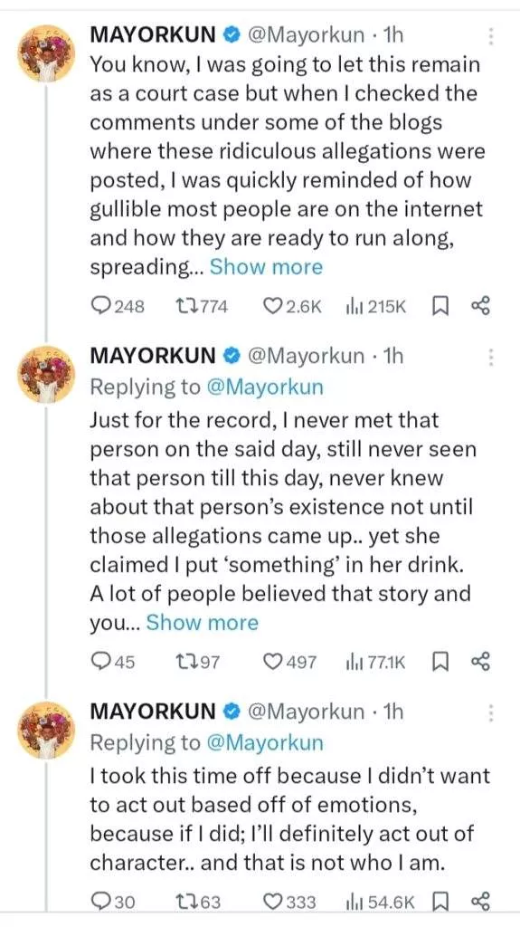 Nicki DaBarbie saga: Mayorkun denies knowing influencer, vows to press charges against her