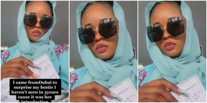 Lady flies from Dubai to Nigeria for friend's wedding, only to discover she's marrying her boyfriend