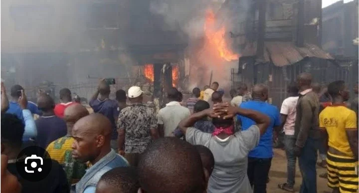 Today's Headlines: Fire Guts Lagos Plank Market, Protesters Set KASTLEA Office Ablaze, Loot Property