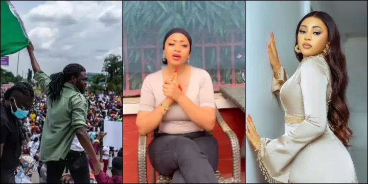 Regina Daniels faces criticisms after calling for peaceful protest