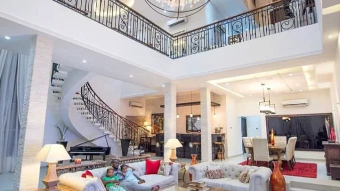 Calm Down, This Is Not Paradise: Inside Peter Okoye's $3.8 Million Banana Island Mansion (Photos)