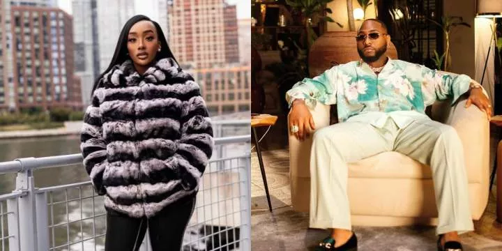 "He is always cheating with American women" - Davido's alleged side chick, Anita Brown claims