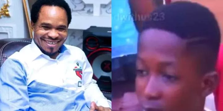 'You're an literate' - Pastor Odumeje tells little boy who corrected him after pronouncing silver as 'sriver'