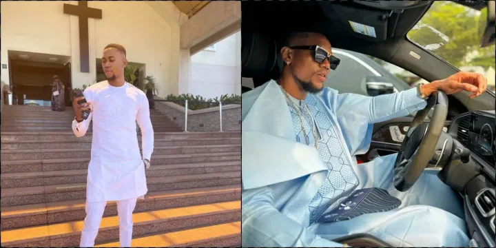 Influencer Danny shares transformation after he stopped paying tithe in Church