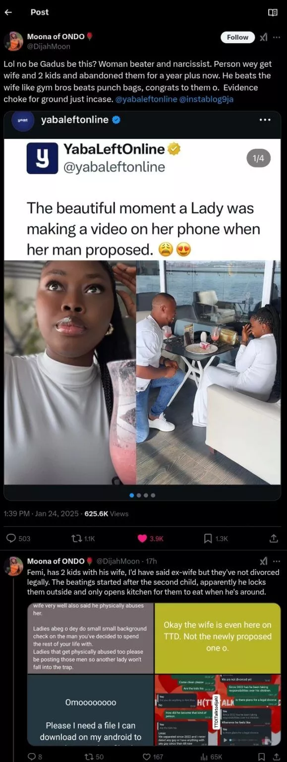 Evidence floods internet as man who allegedly abandoned wife and kids proposes publicly to another woman