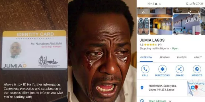 Man loses ₦100k in online scam by fake Jumia agent