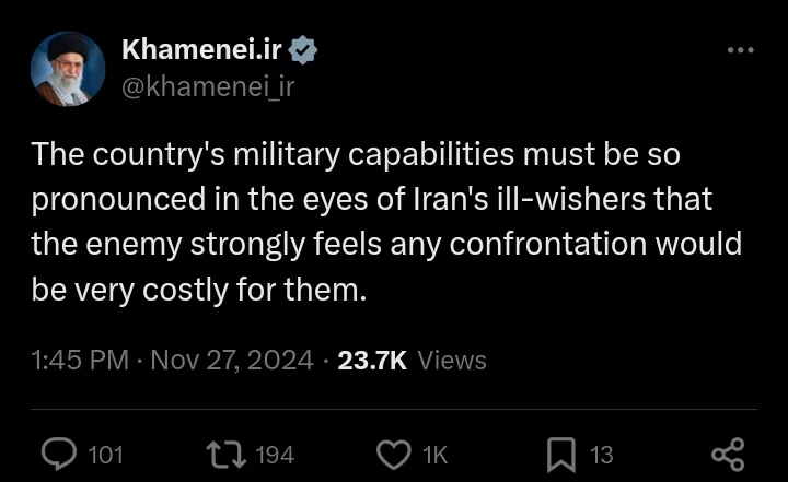 The Country's Military Capabilities Must Be So Pronounced In The Eyes Of Iran's Ill-wishers-Iran