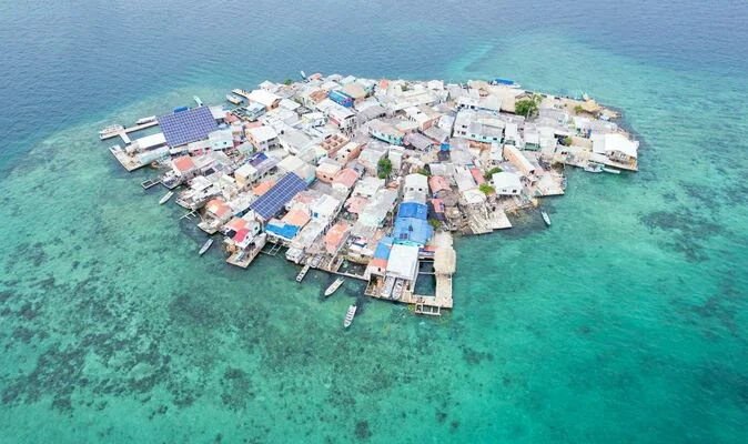 World's most crowded island that's smaller than a football pitch and 800 people live there