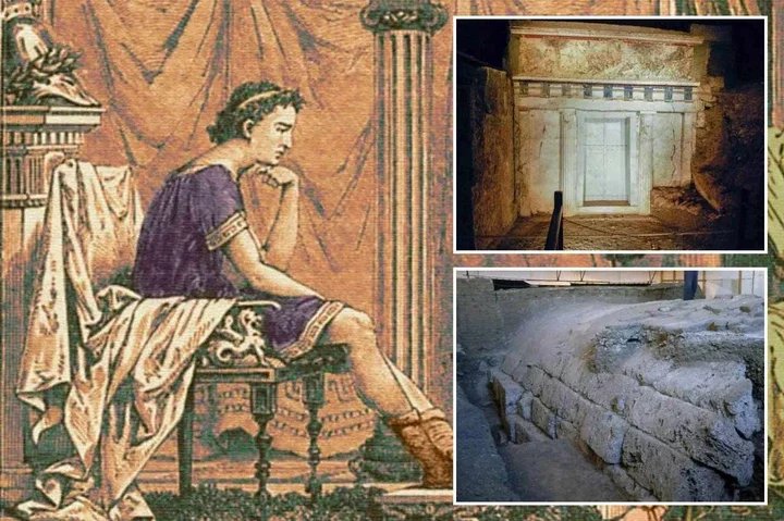 Is THIS Alexander the Great's lost sacred robe? 'Royal tunic' found in ...