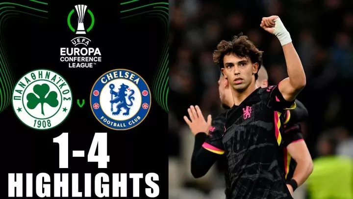 Panathinaikos 1 - 4 Chelsea (Oct-24-2024) Conference League Highlights