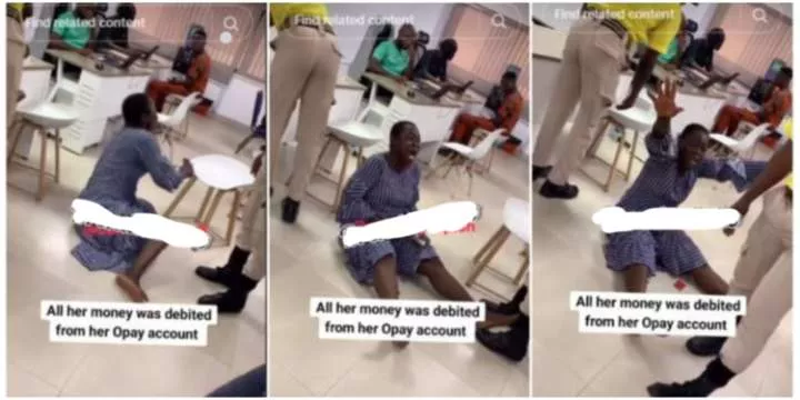 "Where do I begin? - Nigerian woman weeps bitterly as all her money disappears from her OPay Account